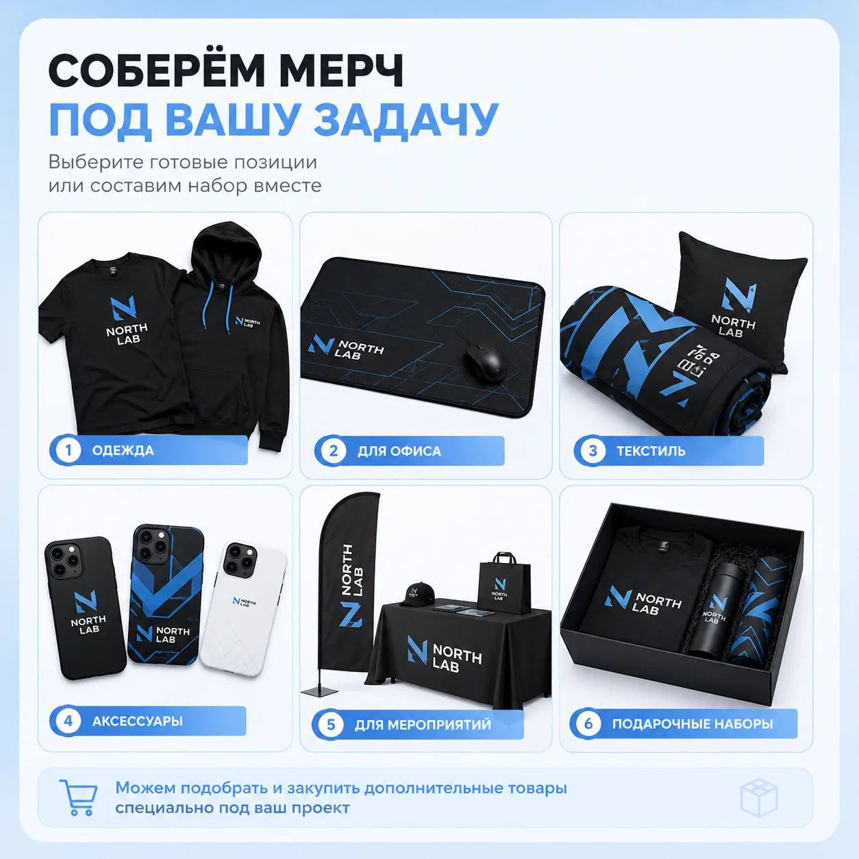 Корпоративный мерч под ключ — вариант оформления 2