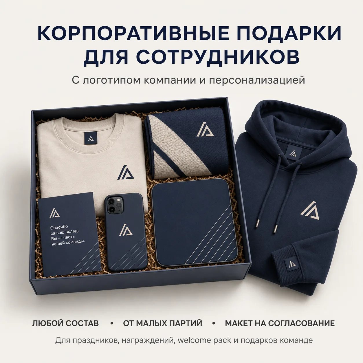 Вариант оформления: Корпоративные подарки для сотрудников