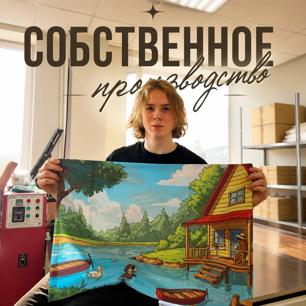 Наволочка с фото — вариант оформления 3